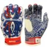2022 Spiderz HYBRID Batting Gloves: USA Flag -SLUGGER Sales Store 2020USAFlag