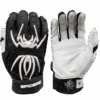 2022 Spiderz ENDITE Batting Gloves: Black And White