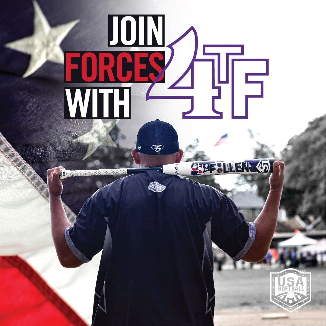 2023 Louisville Slugger 4 The Fallen USA 2.0 Slowpitch Softball Bat: WBL2736010 4 2023 Louisville Slugger 4 The Fallen USA 2.0 Slowpitch Softball Bat: WBL2736010 - Image 2