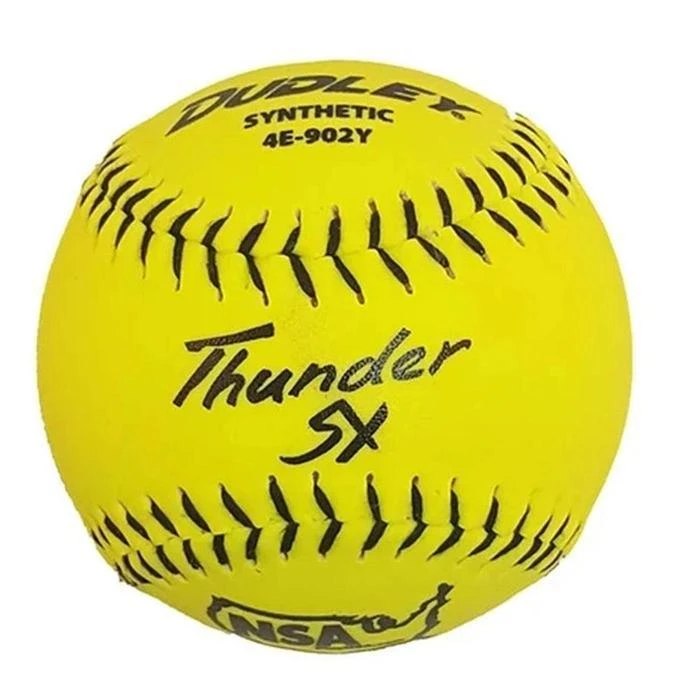 Dudley Thunder SY HYCON ICON NSA 11" Synthetic Slowpitch Softballs (DOZEN): 4E902Y 3 Dudley Thunder SY HYCON ICON NSA 11" Synthetic Slowpitch Softballs (DOZEN): 4E902Y