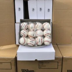 Wilson A1010S Blem Baseballs: One Case (10 Dozen) -SLUGGER Sales Store A1010s Box