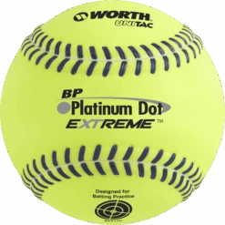 Worth Platinum Dot EXTREME Batting Practice Softballs: BPX12U