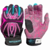 2023 Spiderz HYBRID Batting Gloves: Black Vice -SLUGGER Sales Store Black Vice