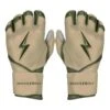Bruce Bolt Premium Pro Military Series Long Cuff Batting Gloves: Beige