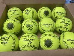 Dudley Thunder SY HYCON ICON NSA 12" Synthetic Slowpitch Softballs (DOZEN): 4E824Y -SLUGGER Sales Store IMG 5781