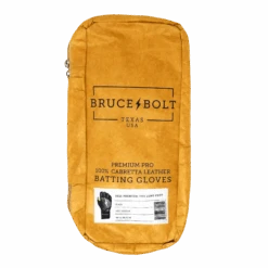 Bruce Bolt PREMIUM PRO Long Cuff Batting Gloves: Black -SLUGGER Sales Store LC BLKG BAG