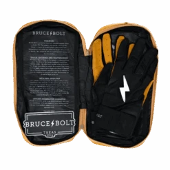 Bruce Bolt PREMIUM PRO Long Cuff Batting Gloves: Black -SLUGGER Sales Store LC BLKG BAG2