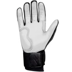 Bruce Bolt PREMIUM PRO Chrome Series Long Cuff Batting Gloves: Black -SLUGGER Sales Store LC CHRB PALM