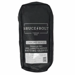 Bruce Bolt PREMIUM PRO Chrome Series Long Cuff Batting Gloves: White -SLUGGER Sales Store LC CHRW BAG