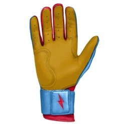 Bruce Bolt PREMIUM PRO BADER Series Long Cuff Batting Gloves: Baby Blue -SLUGGER Sales Store LC HBB PALM