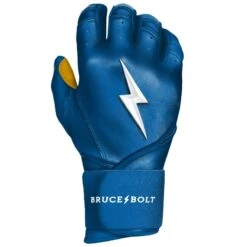 Bruce Bolt PREMIUM PRO Long Cuff Batting Gloves: Royal 12 Bruce Bolt PREMIUM PRO Long Cuff Batting Gloves: Royal -SLUGGER Sales Store LC ROYG RIGHT