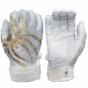 2022 Spiderz PRIZM Batting Gloves: White/Gold -SLUGGER Sales Store PRIZM WhiteGold