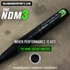 PURE Sports NDM3 13" 2 Piece Game Ready USSSA Slowpitch Softball Bat: M1B3 -SLUGGER Sales Store PURE Sports NDM3 INSTA Campaign 3