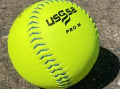 Worth 12" Super Gold Dot PRO M USSSA Slowpitch Softballs (Dozen): UM12CY -SLUGGER Sales Store PhotoMar11 121045PM