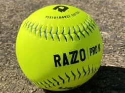 DeMarini RAZZO 12" PRO M USSSA Slowpitch Softballs (Dozen): WTDRZPMC12UB -SLUGGER Sales Store PhotoMar11 121157PM