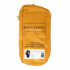Bruce Bolt PREMIUM PRO Short Cuff Batting Gloves: Black -SLUGGER Sales Store SC BLKG BAG