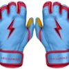 Bruce Bolt PREMIUM PRO BADER Series Short Cuff Batting Gloves: Baby Blue -SLUGGER Sales Store SC HBB HERO