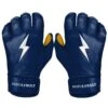 Bruce Bolt PREMIUM PRO Short Cuff Batting Gloves: Navy -SLUGGER Sales Store SC NVYG HERO