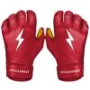 Bruce Bolt PREMIUM PRO Short Cuff Batting Gloves: Red -SLUGGER Sales Store SC REDG HERO
