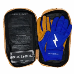 Bruce Bolt PREMIUM PRO Short Cuff Batting Gloves: Royal 17 Bruce Bolt PREMIUM PRO Short Cuff Batting Gloves: Royal -SLUGGER Sales Store SC ROYG BAG2