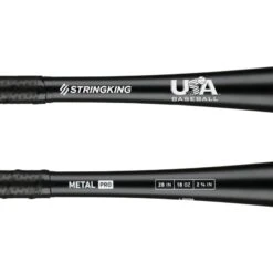 StringKing Metal PRO (-10) USA Baseball Bat: SKUSMP10 -SLUGGER Sales Store StringKing Baseball Metal Pro USABat Bat 28 Inch Close Up base 2x