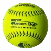 Worth 11" USSSA Super Green Dot Classic W Composite Softballs (Dozen): UC11CY -SLUGGER Sales Store UC11CY