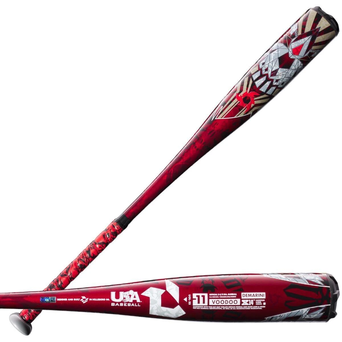 2023 DeMarini Voodoo ONE (-11) USA Baseball Bat: WBD2360010 4 2023 DeMarini Voodoo ONE (-11) USA Baseball Bat: WBD2360010 - Image 2