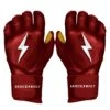 Bruce Bolt PREMIUM PRO Long Cuff Batting Gloves: Maroon -SLUGGER Sales Store premium pro long cuff batting gloves maroon brucebolt 750127