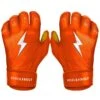 Bruce Bolt PREMIUM PRO Short Cuff Batting Gloves: Orange 2 Bruce Bolt PREMIUM PRO Short Cuff Batting Gloves: Orange -SLUGGER Sales Store premium pro short cuff batting gloves orange brucebolt 362485