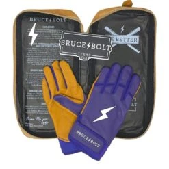 Bruce Bolt PREMIUM PRO Short Cuff Batting Gloves: Purple -SLUGGER Sales Store premium pro short cuff batting gloves purple brucebolt 271484
